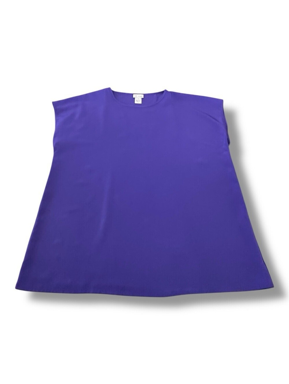 Vicki Wayne Tank Top Blouse Purple Sleeveless Shirt Professional Women’s Size 16